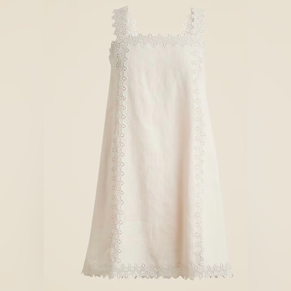 J.Crew Lace-trim shift dress NWT Size 2 - Picture 2 of 10